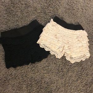 Lace shorts